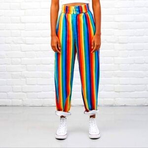 Lucy and Yak Rainbow Denim Jeans | Size 28